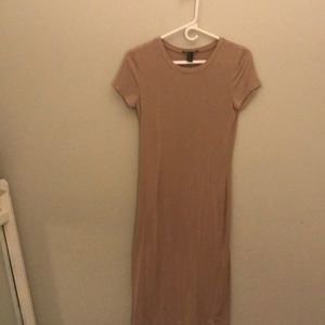 Nude Maxi Dress
